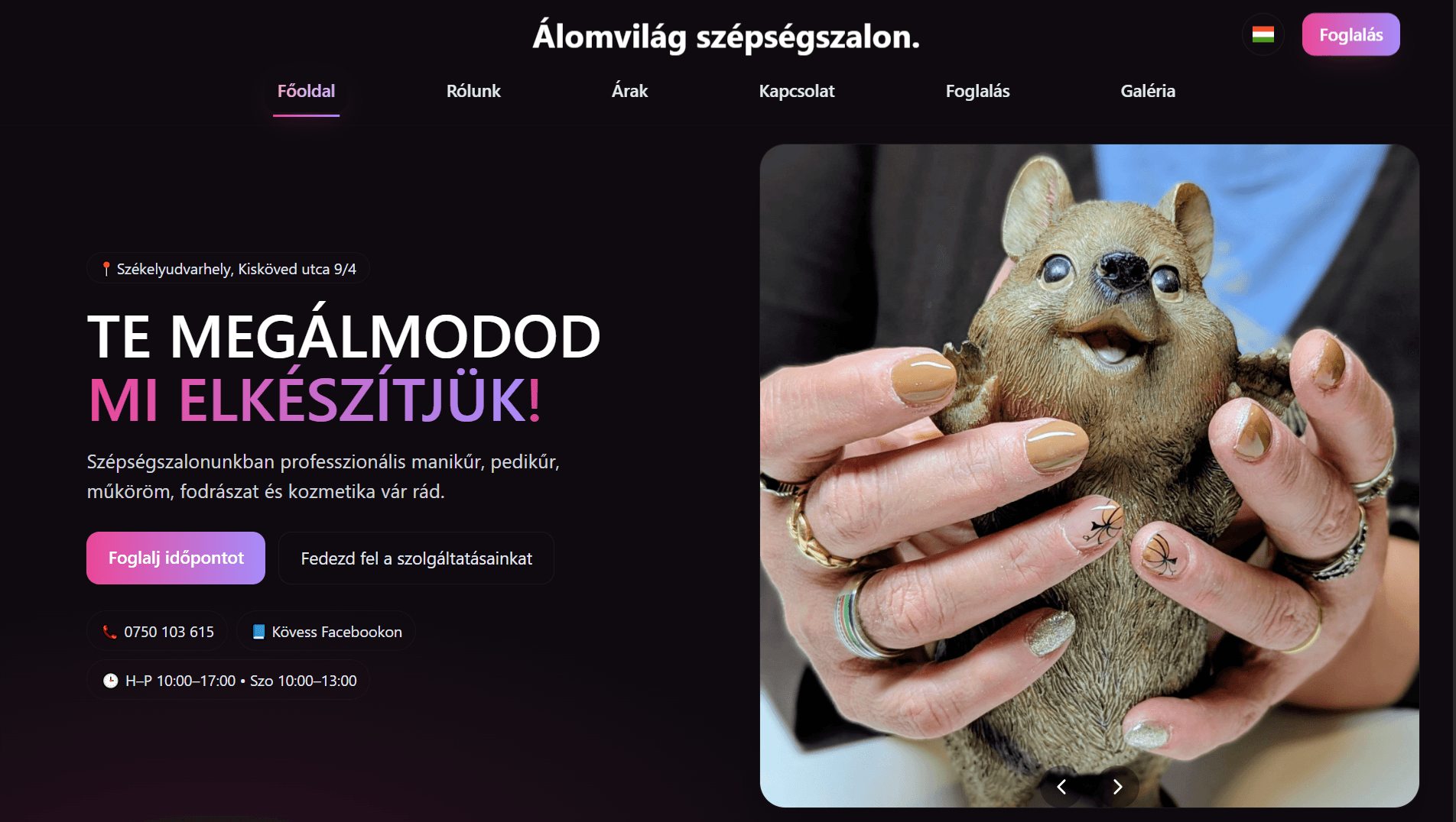 Álomvilág Szépségszalon